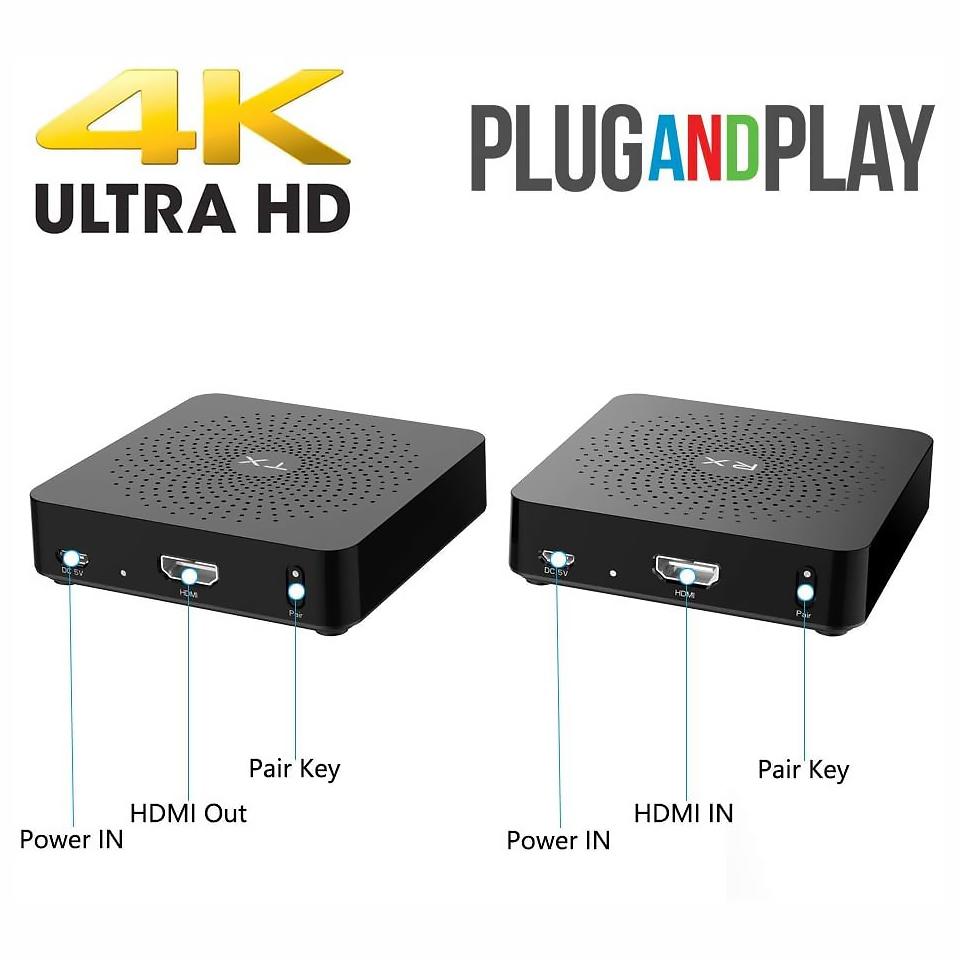 ヤフオク! - 【定価5万】新品 Measy W2H 4K ワイヤレス H...