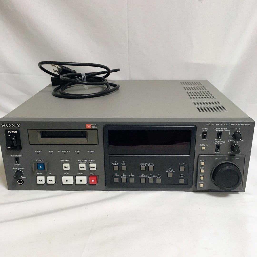 Yahoo!オークション - SONY ソニー 業務用DATレコーダー PCM-7040