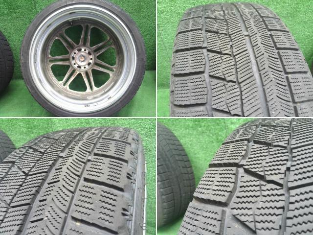 スタッドレスタイヤ・アルミホイール4本　225/40R19　21年　VARIANZA　19×8.5J,114.3/5H　INSET+45（230100）_画像5