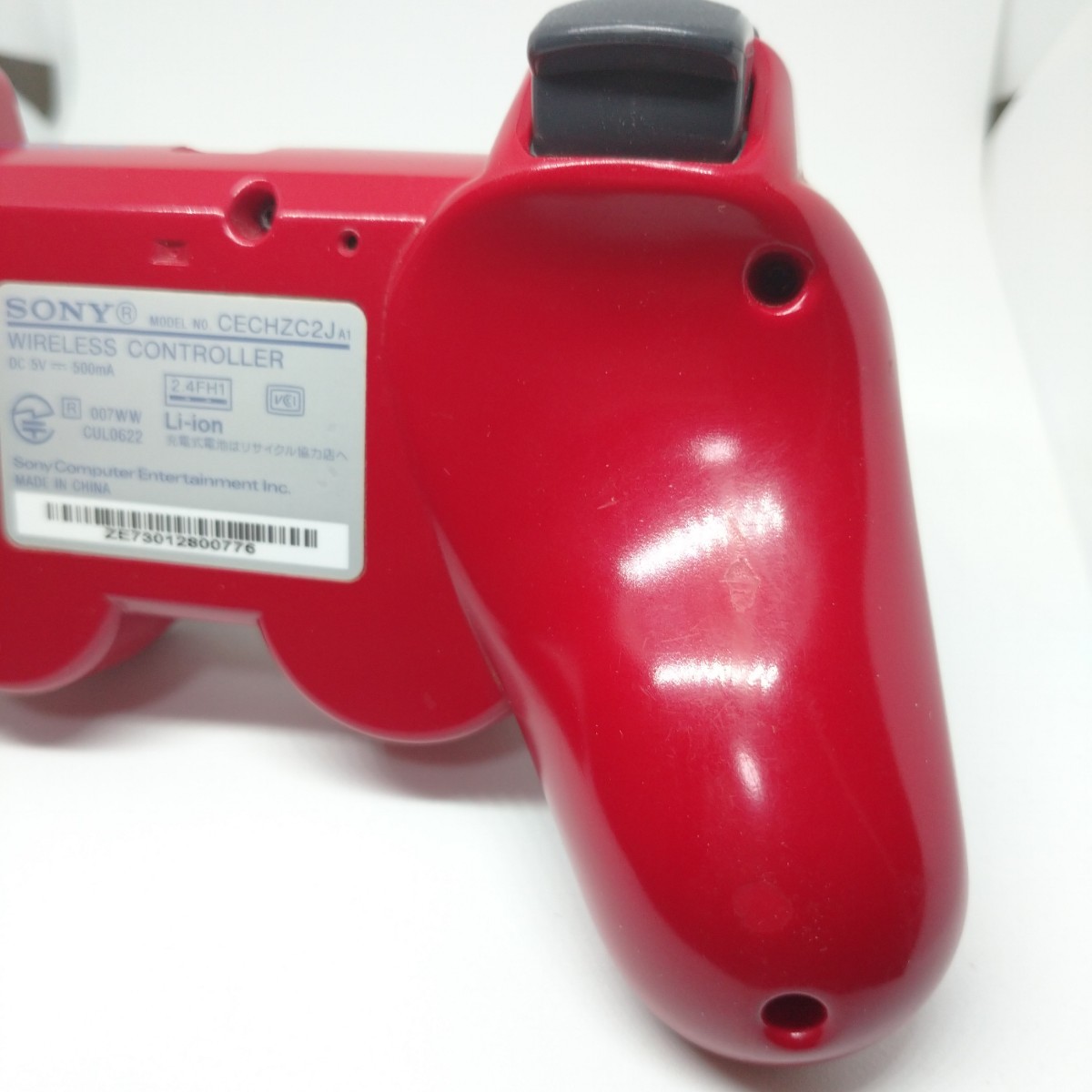 動作品 PS3 DUALSHOCK3 コントローラー SONY 赤 ディープレッド ( デュアルショック3 PlayStation3 Controller red プレステ3)_画像8