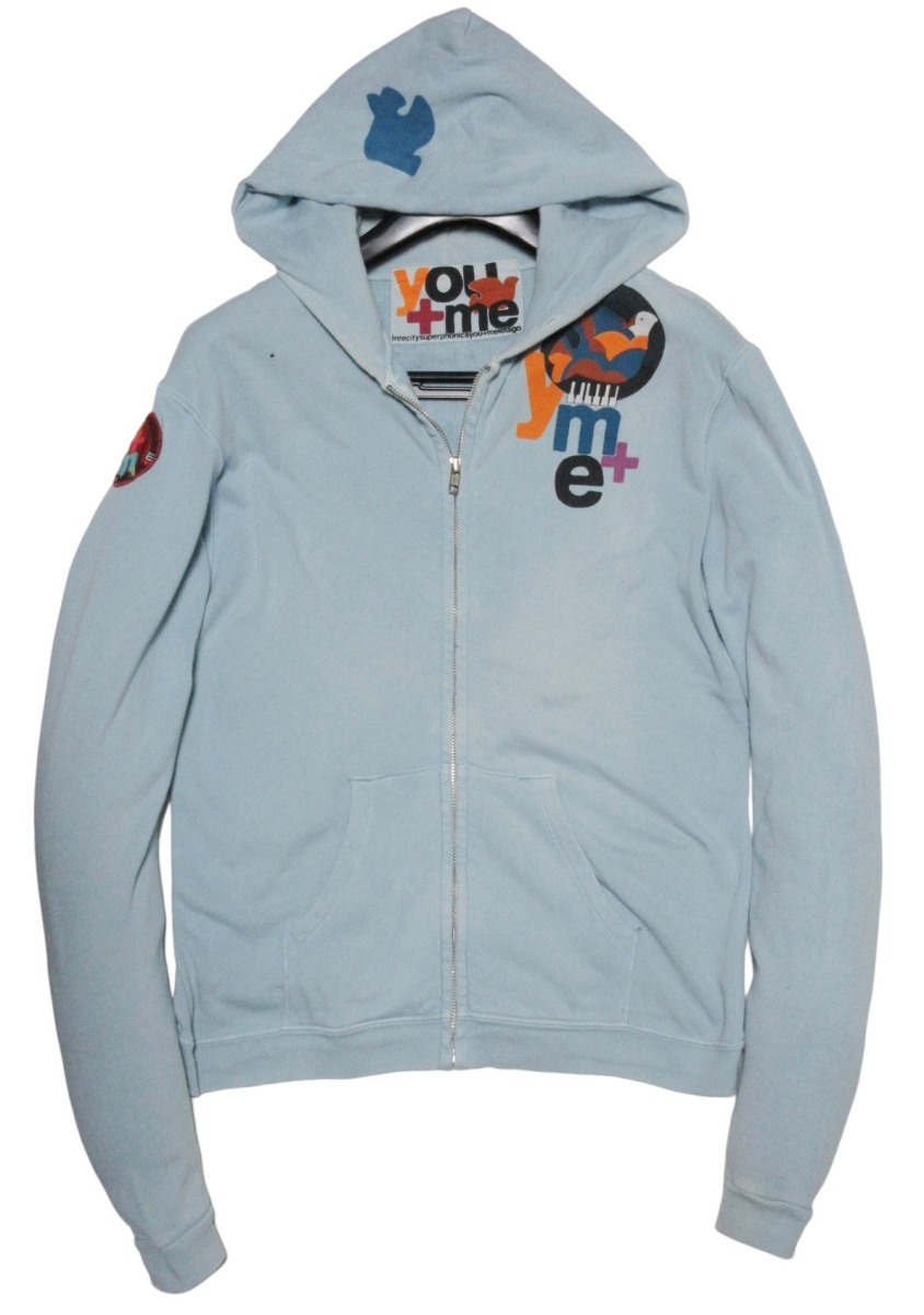 USA made free City FREE CITY you+me Zip up print Parker defect have 