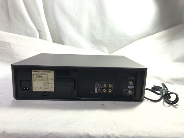 SANYO サンヨー VHSビデオデッキ VZ-H640 Hi-Fi 時短ビデオ 98製 ビデオテープレコーダー 通電可 再生不可 部品取り ジャンク 現状品_画像7