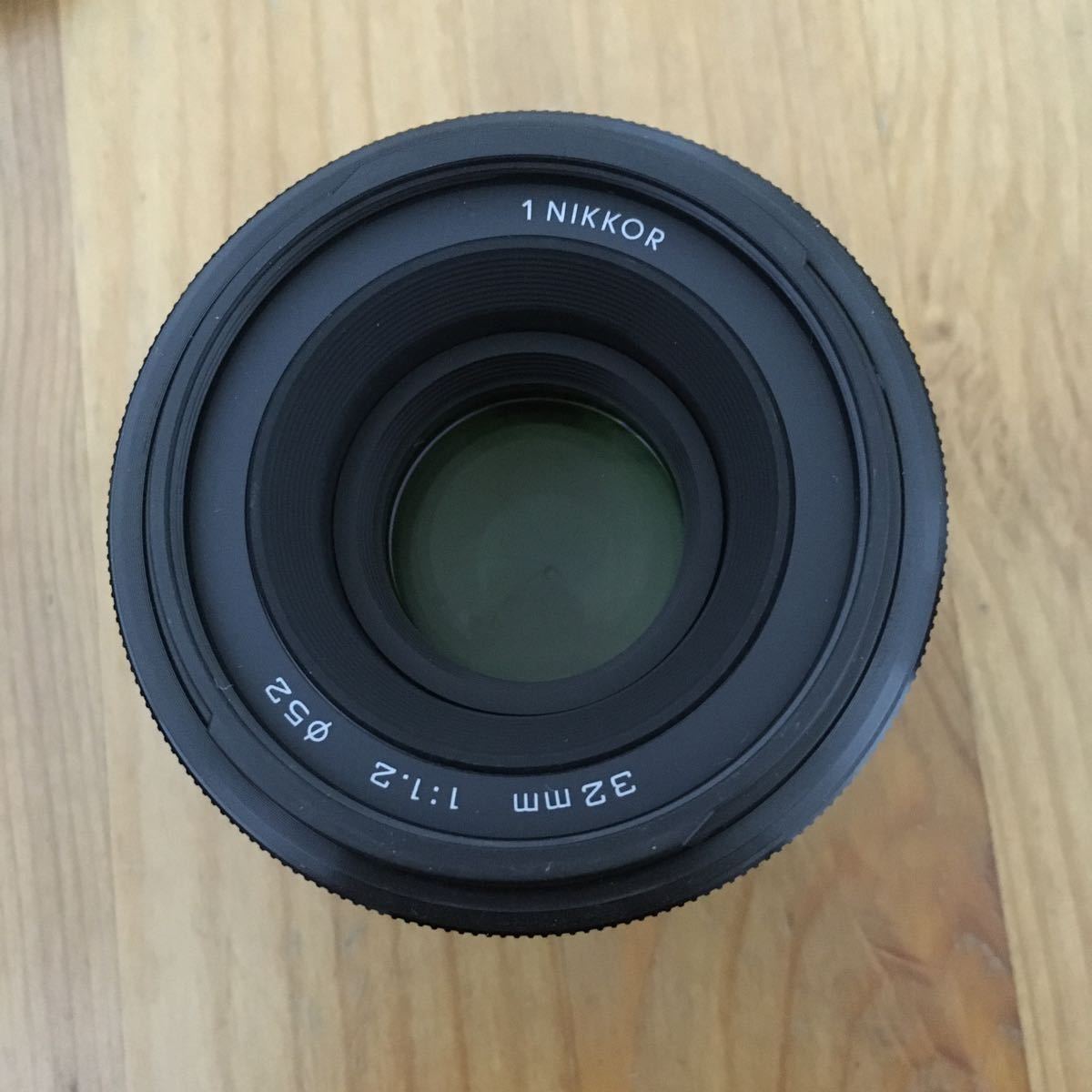 NIKON 1 NIKKOR 32mm f1.2 ブラック ノーチェック、動作不明のジャンク扱いです。_画像7