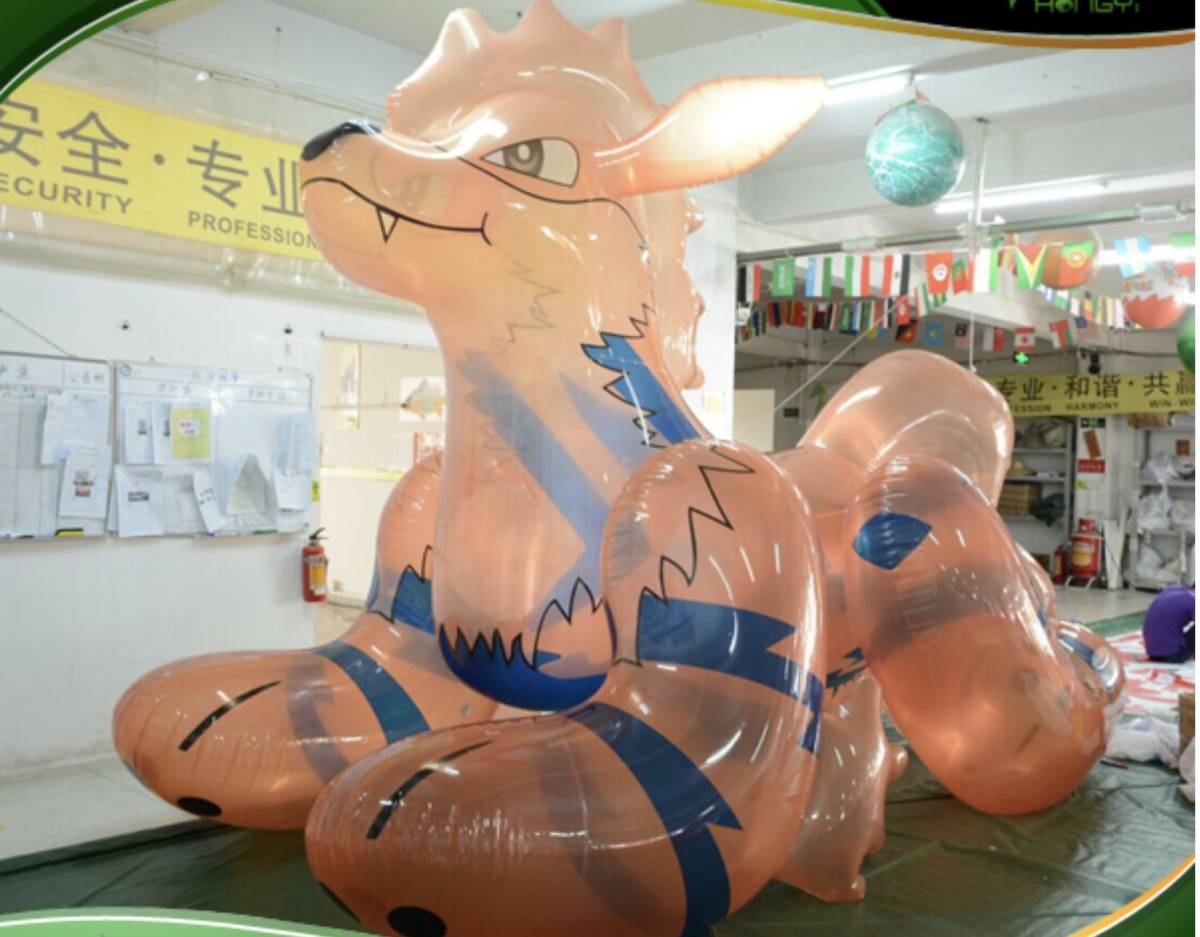 ★巨大Hongyi製 Inflatable Lion/空気ビニール風船人形/空ビ Inflatable PVC balloon USED