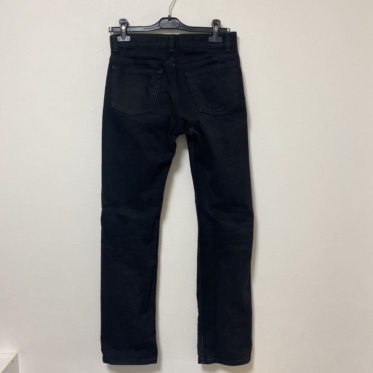 90s ビンテージ デッドストック HELMUT LANG ヘルムートラング BLACK DENIM USED加工 ブラック デニム サイズ 29 イタリア製 初期 _画像2