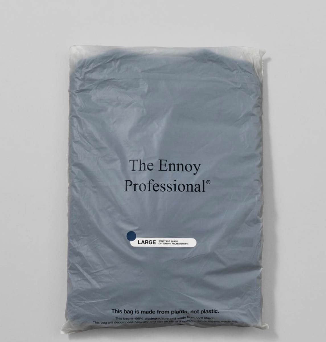 ennoy 2Pack L/S T-Shirts (NAVY)