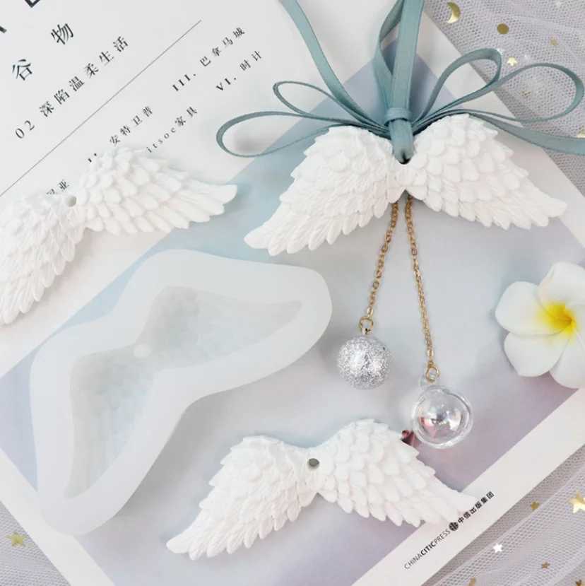 ! angel. feather wing silicon mold 