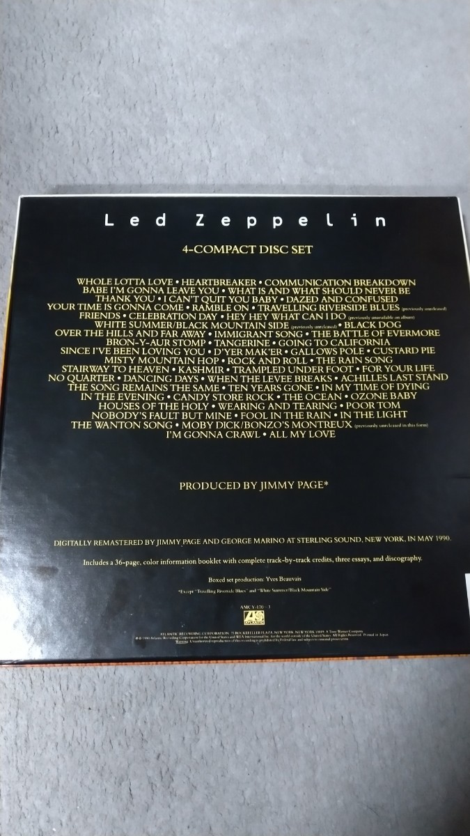 Led Zeppelin レッドツェッペリン　1968-80 4CD 選曲監修ジミーペイジ　豪華ブックレット2冊日本語訳含む　帯付き　サイズ80cmで送付_画像2