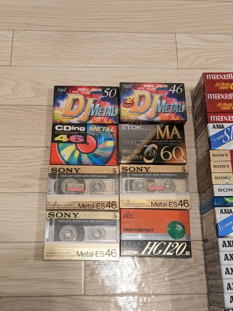 カセットテープ 58点 まとめ 未使用品 【 Metal メタル 】【ノーマル