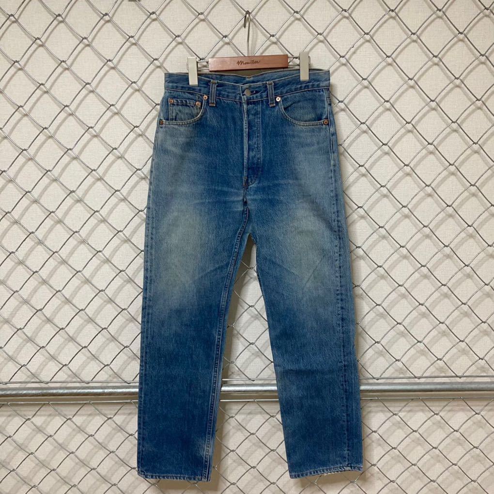 90s Levi's 501xx リーバイス 90年製 USA製 555 デニムパンツ ジーンズ 31×36_画像3