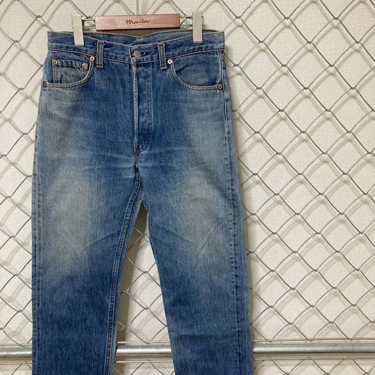 90s Levi's 501xx リーバイス 90年製 USA製 555 デニムパンツ ジーンズ 31×36_画像1