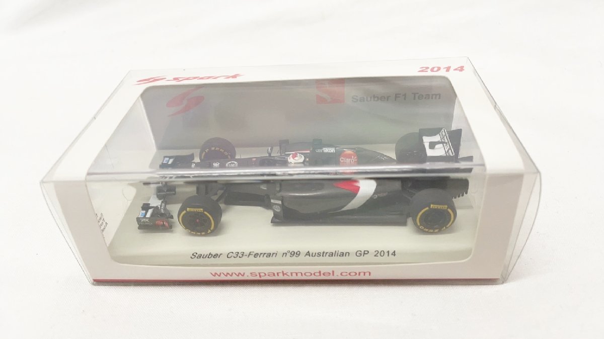 スパーク 1/43 ザウバー C33 フェラーリ #99 オーストラリアGP エイドリアンスーティル Sauber Ferrari Adrian Sutil 2014 JP-10の画像8