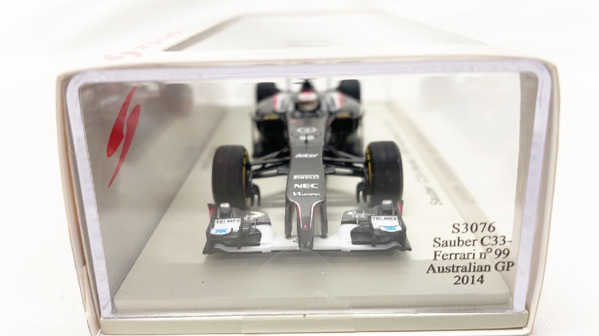 スパーク 1/43 ザウバー C33 フェラーリ #99 オーストラリアGP エイドリアンスーティル Sauber Ferrari Adrian Sutil 2014 JP-10の画像6