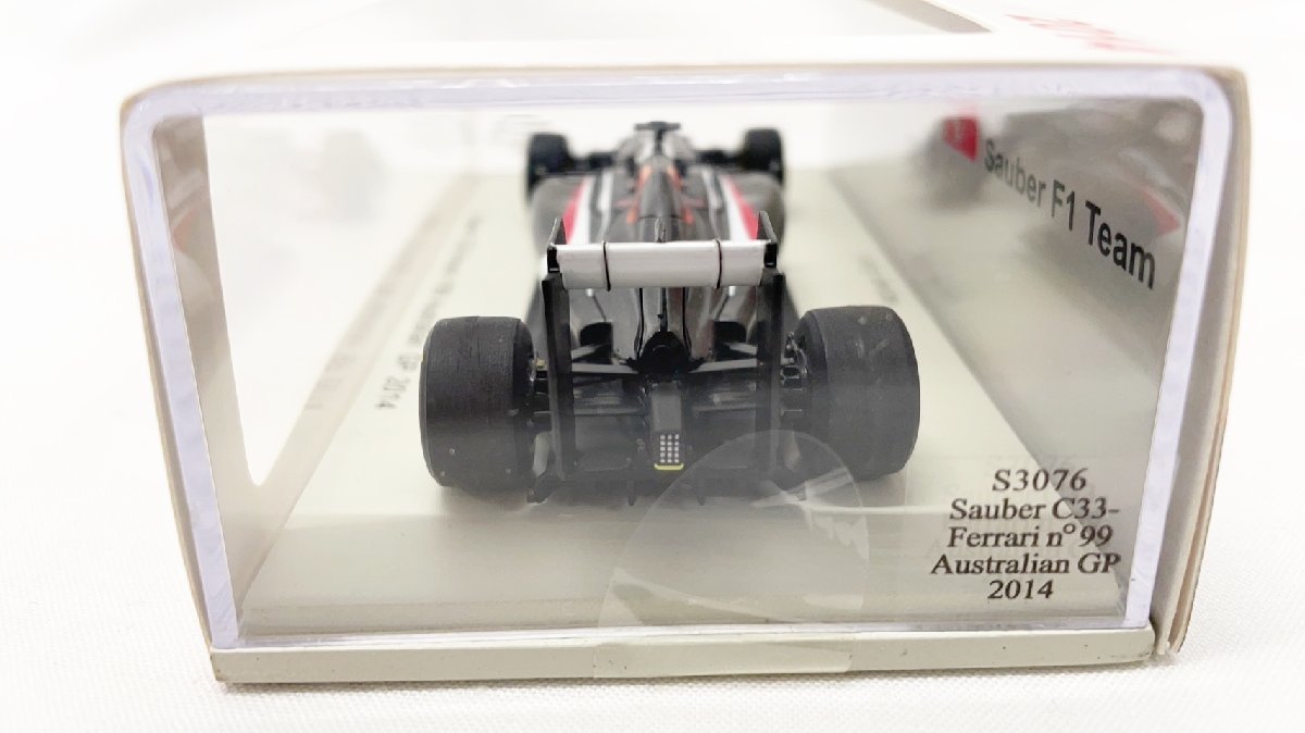 スパーク 1/43 ザウバー C33 フェラーリ #99 オーストラリアGP エイドリアンスーティル Sauber Ferrari Adrian Sutil 2014 JP-10の画像5