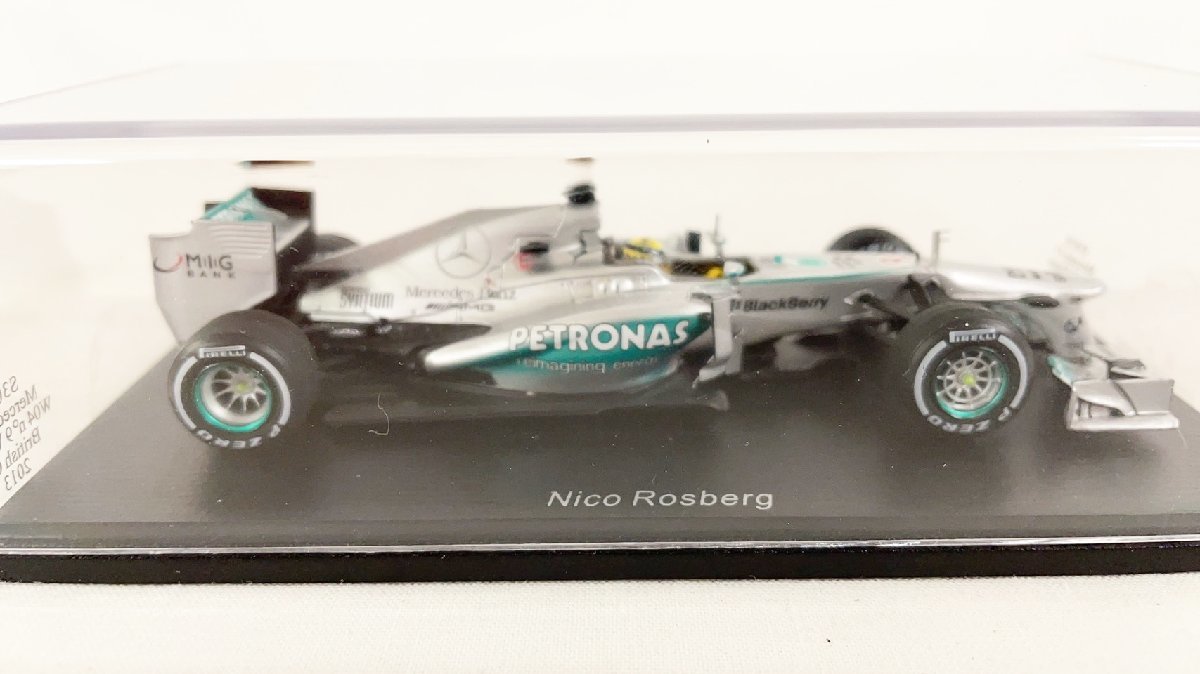 スパーク Spark 1/43 Mercedes F1 W04 ＃9 優勝イギリスGP 2013 Nico Rosberg ニコロズベルグ メルセデス S3070 JP-40_画像5