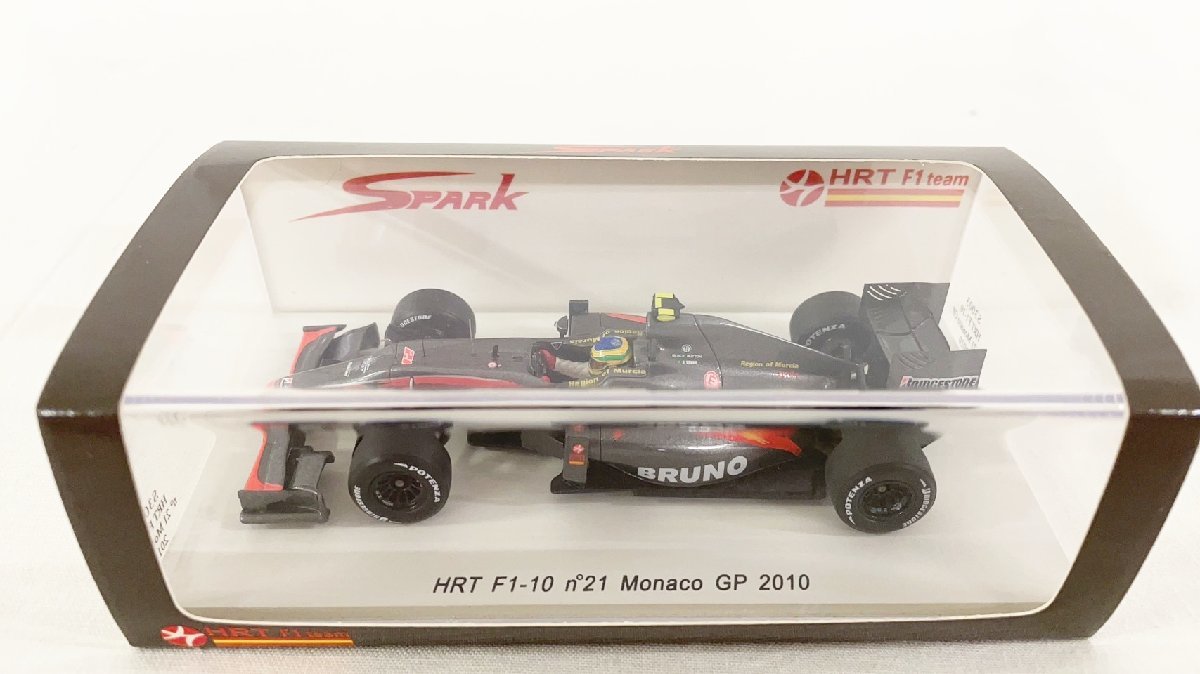 SPARK スパーク 1/43 ヒスパニアレーシングF1チーム HRT F1-10 ＃21 2010 ブルーノセナ Monaco GP Bruno Senna S3003 JP-65_画像8