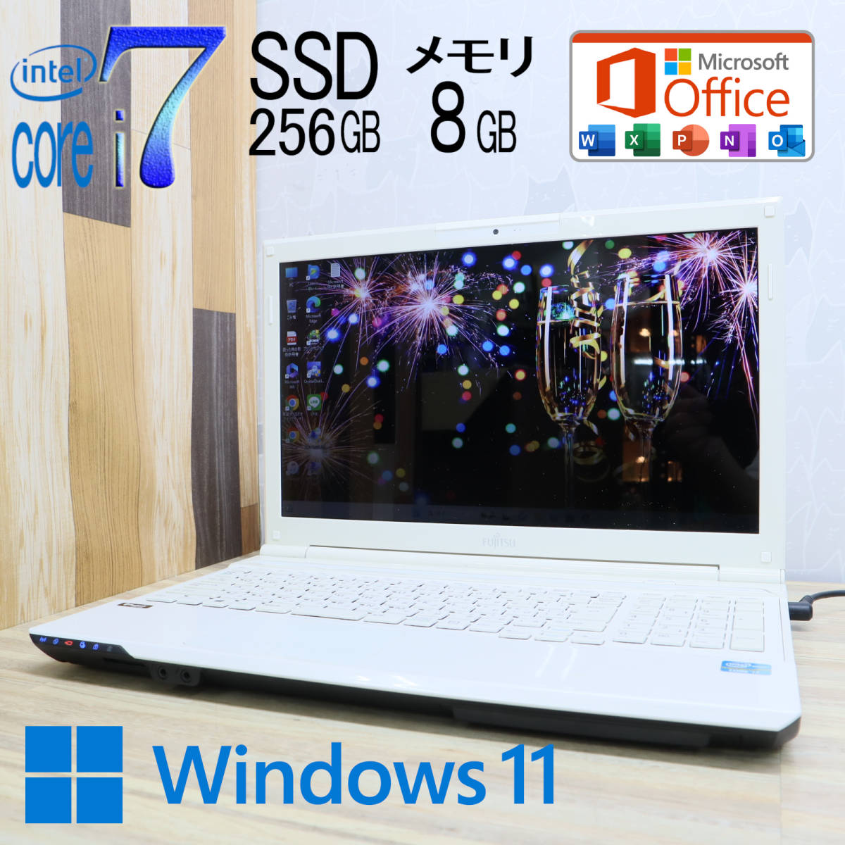 ☆最上級4コアi7!新品SSD256GB メモリ8GB☆A47J Core i7-3632QM Blu