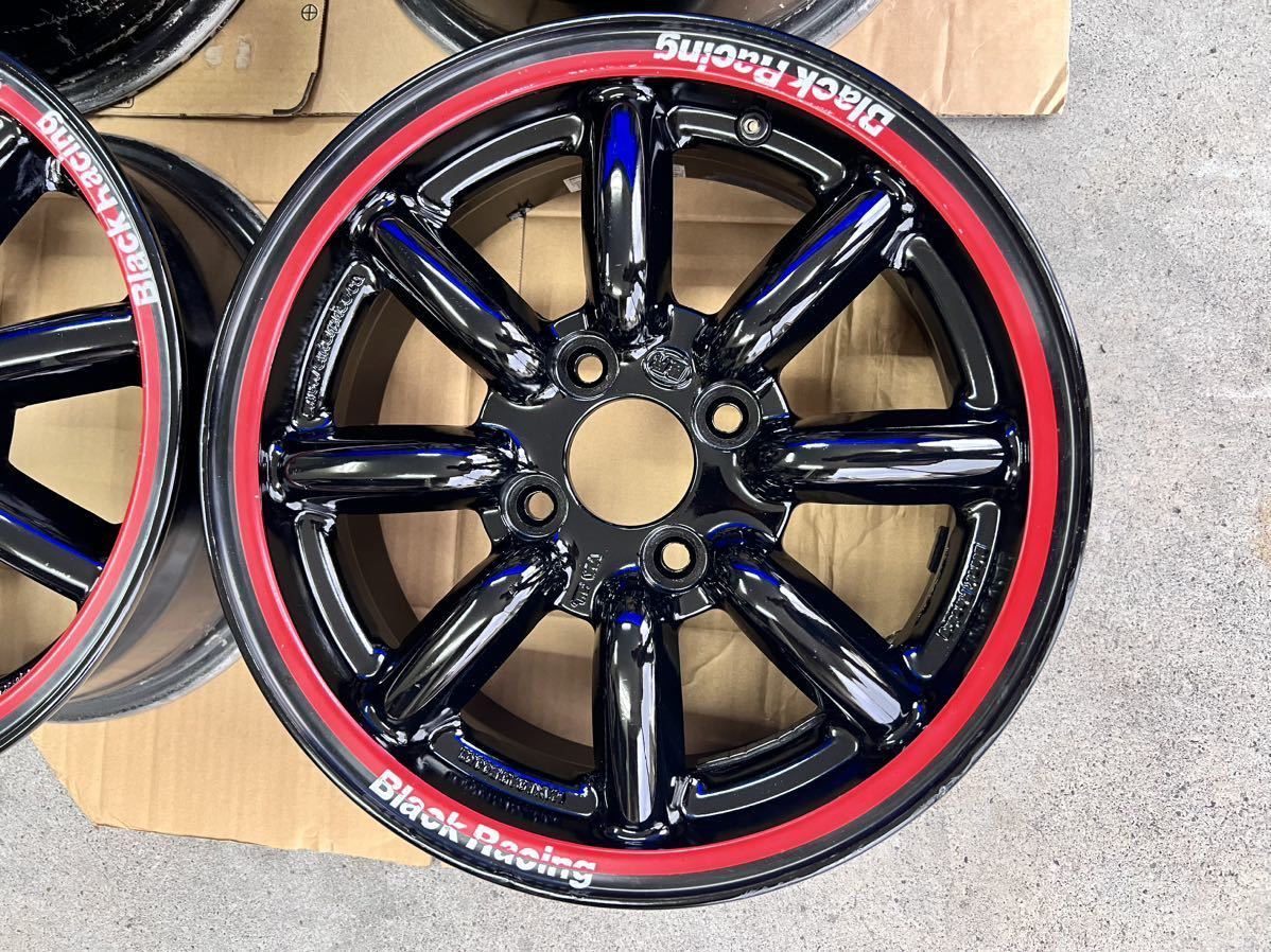 BR ブラックレーシング 8スポーク 14インチ 6J +40 PCD 100 4H | spss