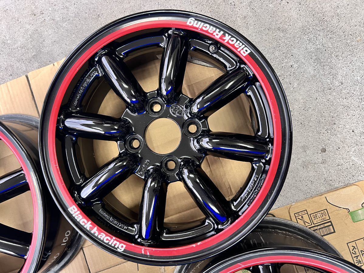 BR ブラックレーシング 8スポーク 14インチ 6J +40 PCD 100 4H | spss
