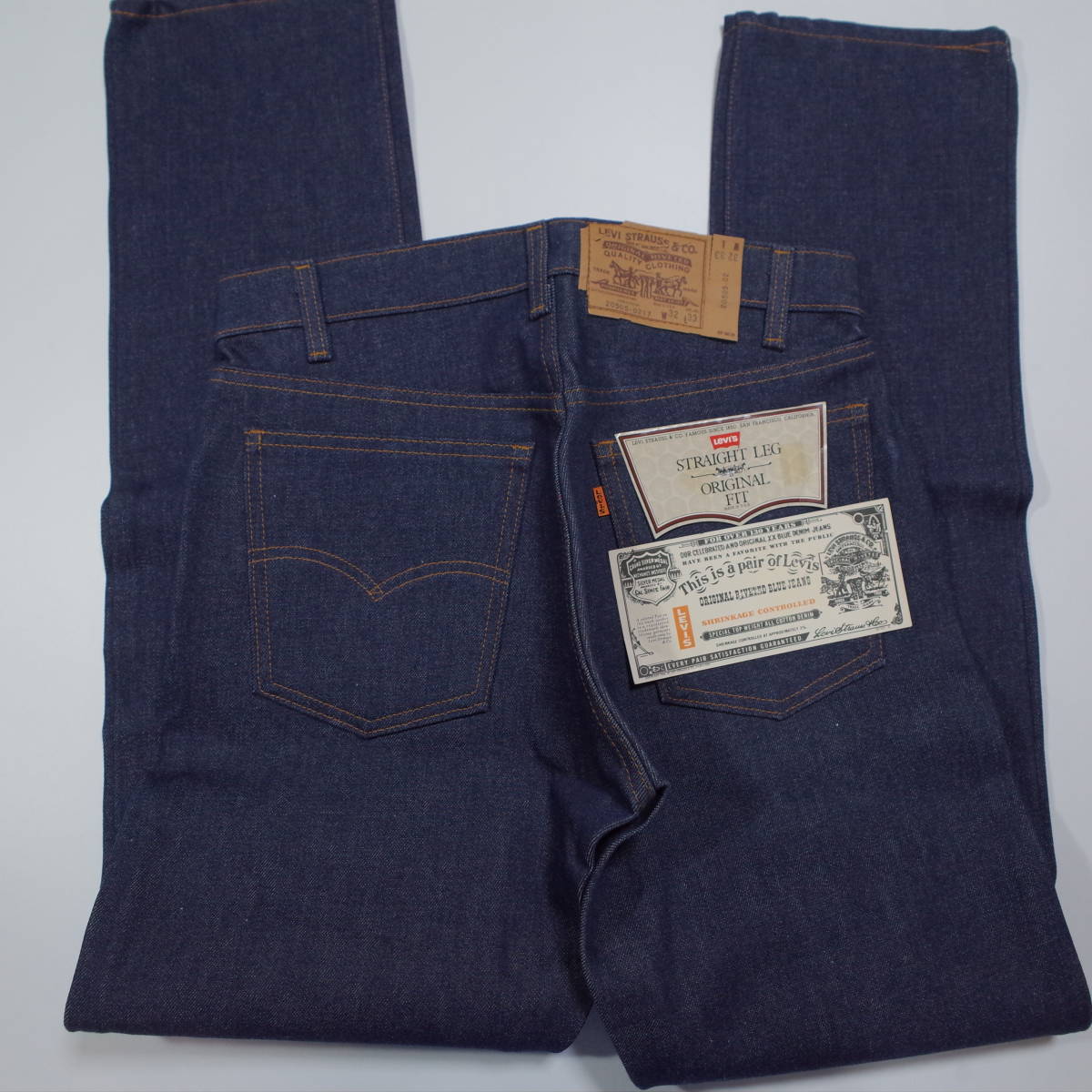 送料無料 Levi's 20505-0217 505 W32 80年代 made in USA 米国製 デッドストック オレンジタブ リーバイス ヴィンテージ オリジナル No.3_画像5