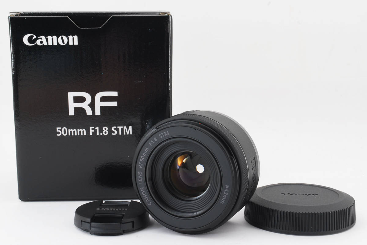 完動美品キャノンCanon RF 50mm F1.8 STM 元箱付き- JChere雅虎拍卖代购