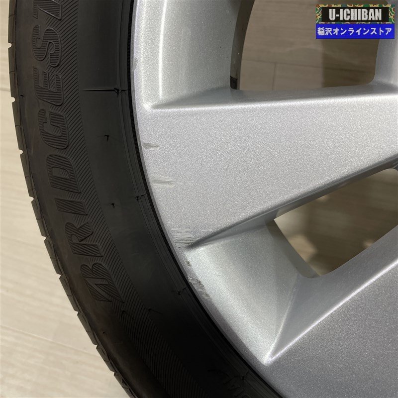 155/65R14 スズキ軽自動車 等 スズキ純正 4.5-14+45 4H100 ブリヂストン ネクストリー 14インチ タイヤ ホイール 4本セット 009k_画像8