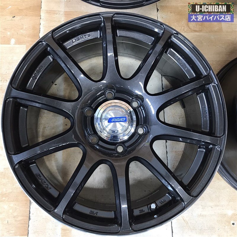 美品 RAYS レイズ グラムライツ57トランスX 18インチ 8J +20 6H 139 4