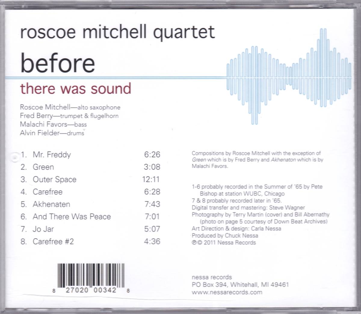 ☆ROSCOE MITCHELL(ロスコー・ミッチェル)/Before There Was Sound◆65年録音の唯一無比のアルト奏者による超大名盤◇初CD化＆激レア廃盤★_画像2