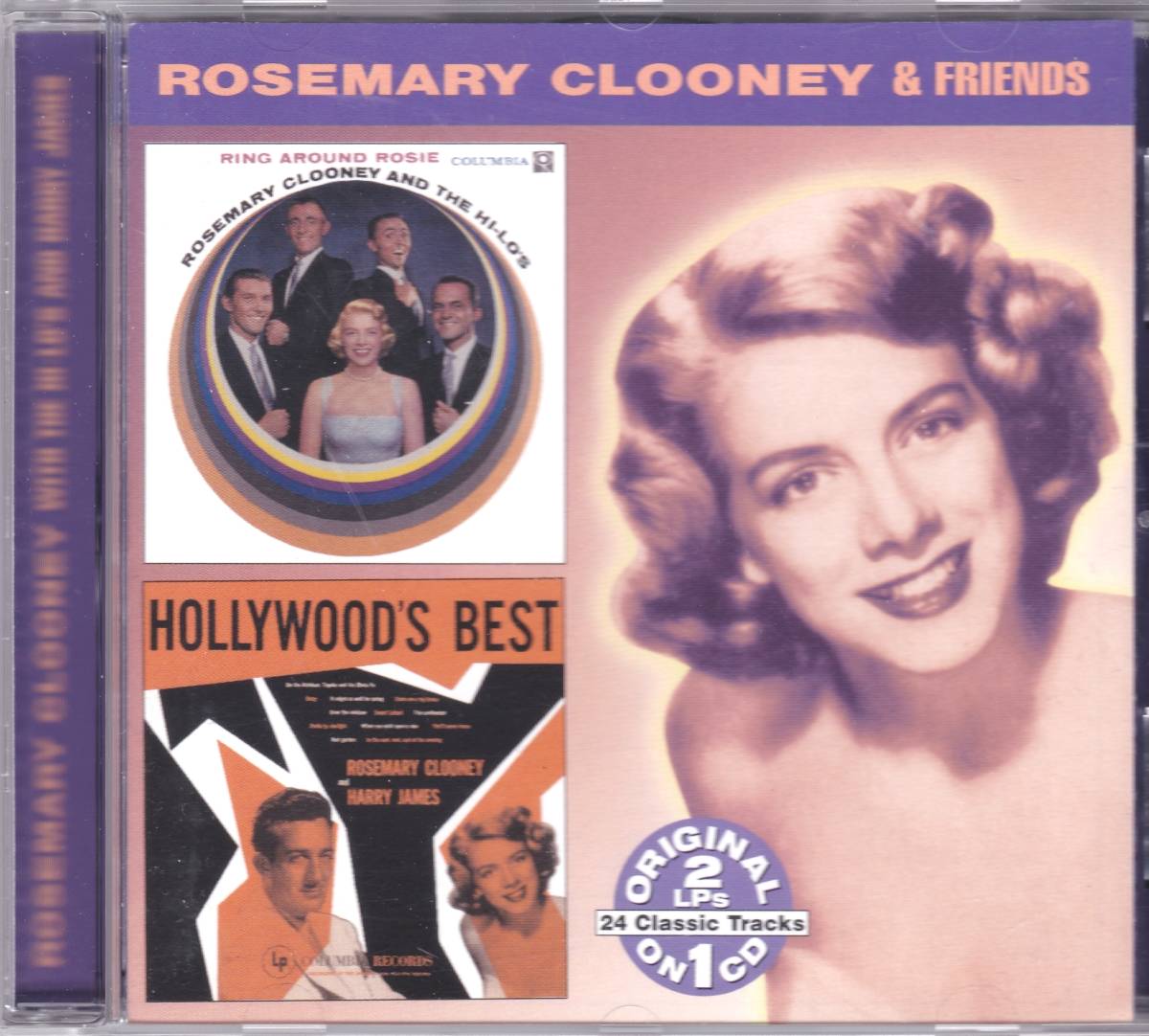 ☆ROSEMARY CLOONEY＆FRIENDS/Ring Around Rosie With The Hi-Lo's＆Hollywood's Best With Harry James『57年＆55年発表の大名盤２in１』 _画像1