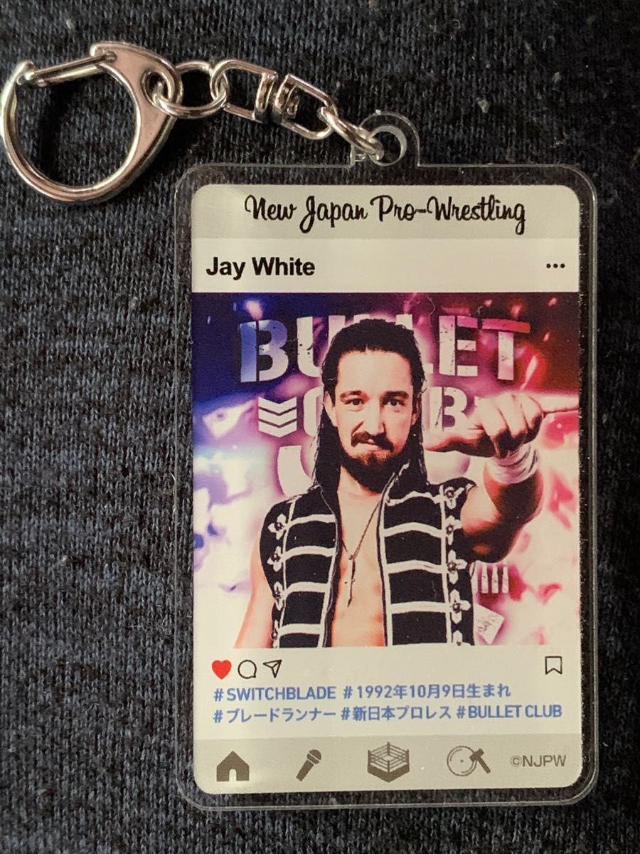 レア！AEW ジェイ・ホワイト 直筆サイン色紙 - 格闘技