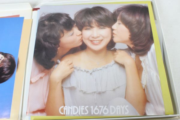 L02/LP/ прекрасный товар / Candies 1676 день CANDIES/ 1676 DAYS 5 листов комплект LP BOX комплект 1977 год /CBS SONY 90AH 391-5