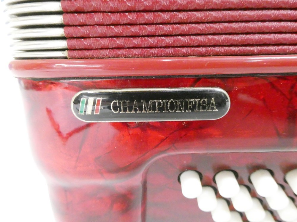 ○ BUGARI ARMANDO ブガリ CHAMPION FISA 41鍵 120ベース アコーディオン 鍵盤 楽器の画像6