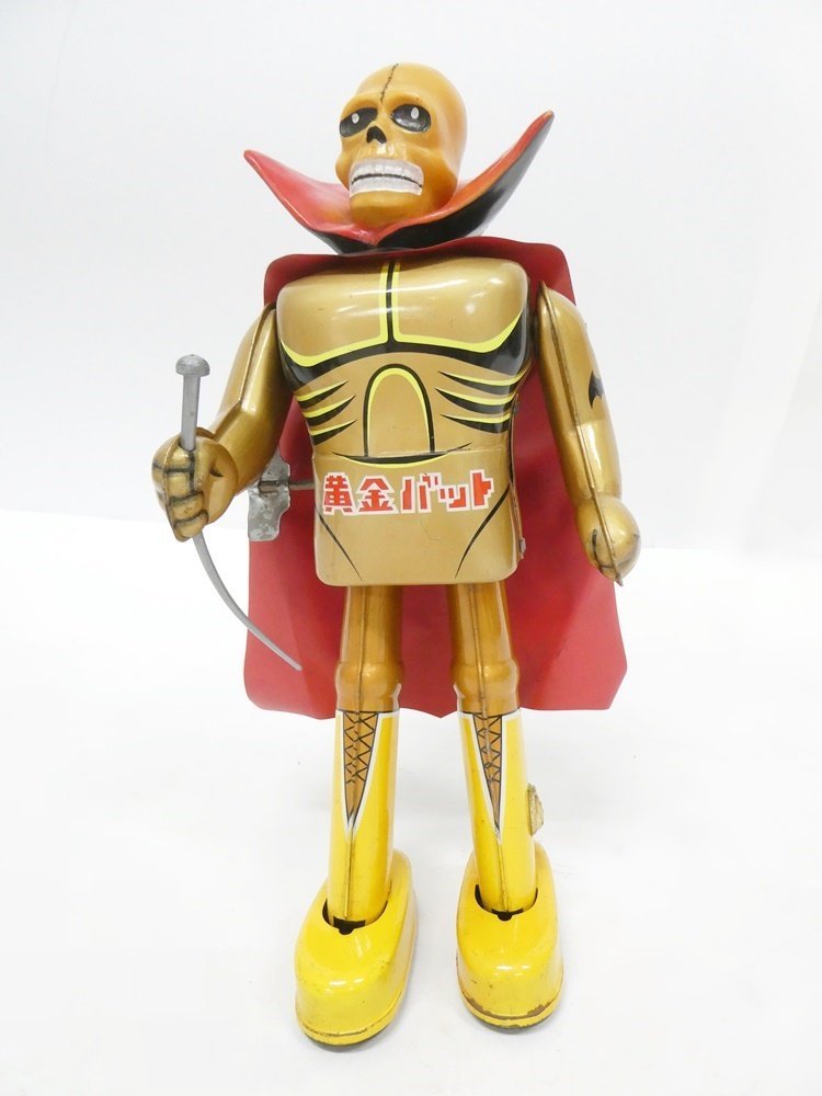 ○ 黄金バッド ゼンマイ 仕様 ブリキ 人形 野村トーイ のむらの ○ 黄金バッド ゼンマイ 仕様 ブリキ 人形 野村トーイ のむらの