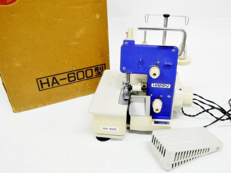 ☆ ロックミシン HAPPY ハッピー HA-600 手工芸 裁縫 - JChere雅虎拍卖代购