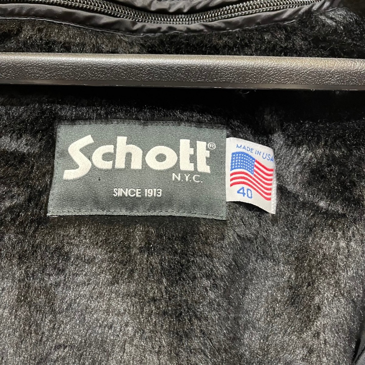 ほぼ未使用/備品完備】Schott ショット 641 牛革 ステアハイドレザー