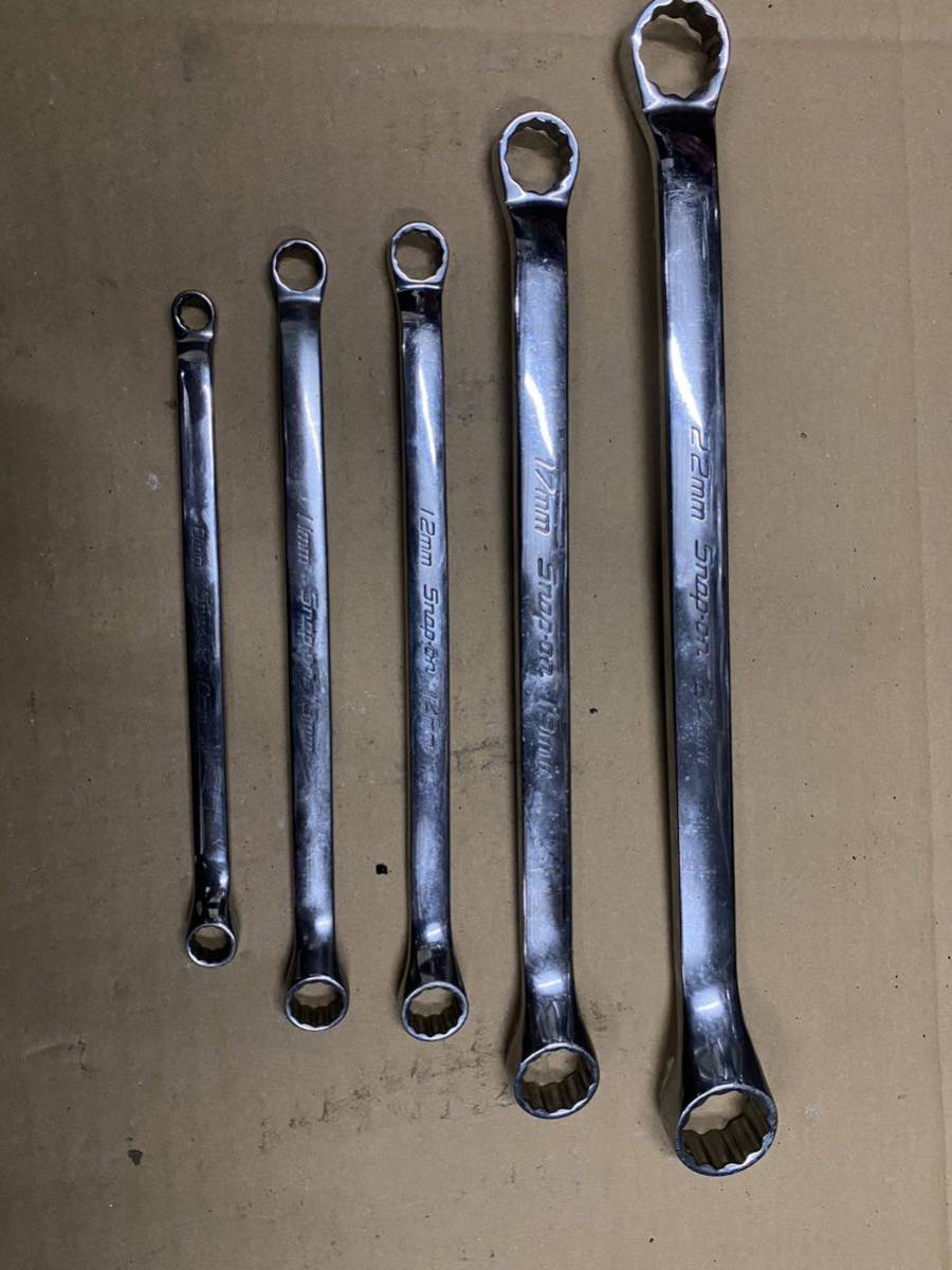 新品 Snap-on XBM605 スタンダードメガネレンチ5本 スナップオン-
