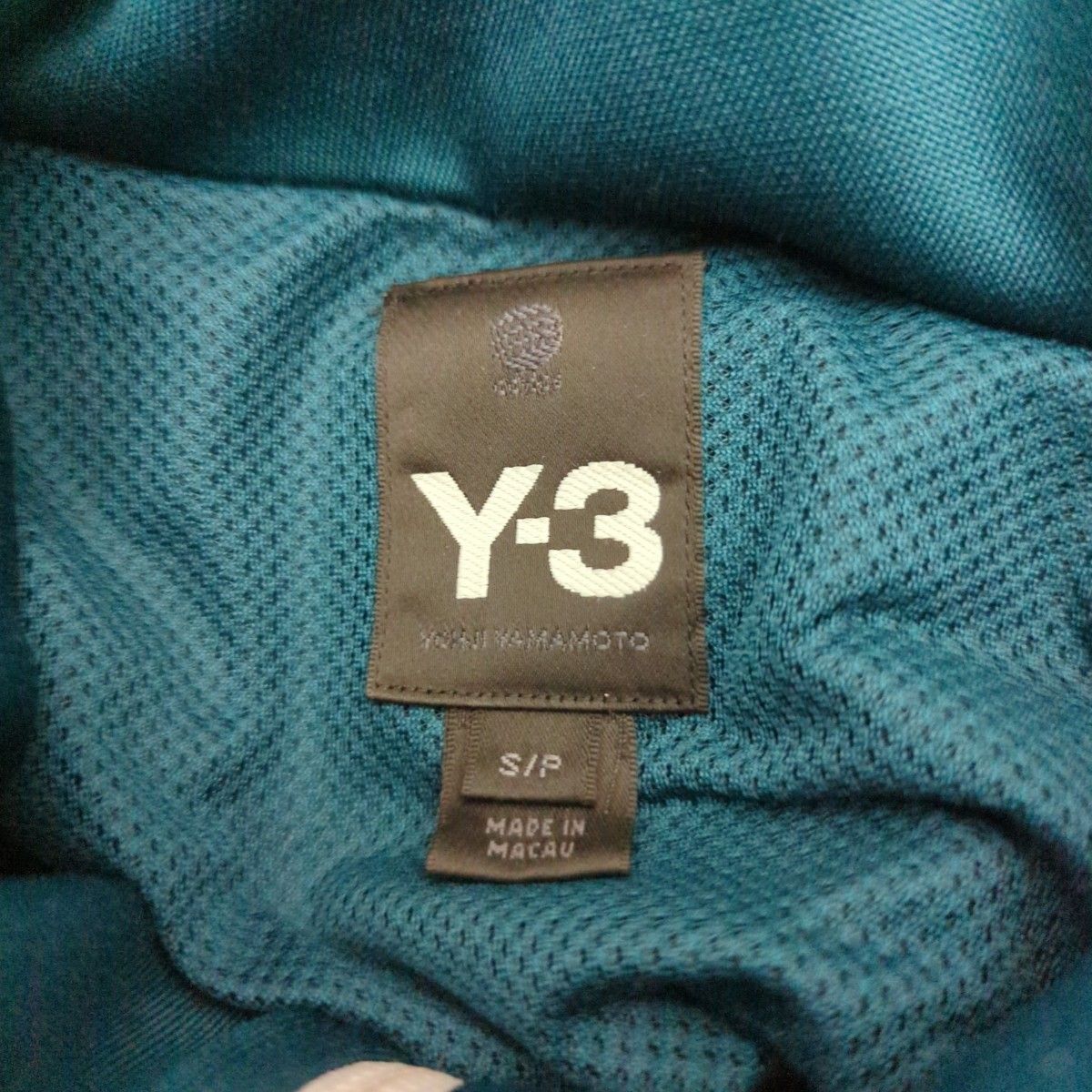【Y-3】トラックジャケット　ジャージ　フルジップ　ダークグリーン　Sサイズ
