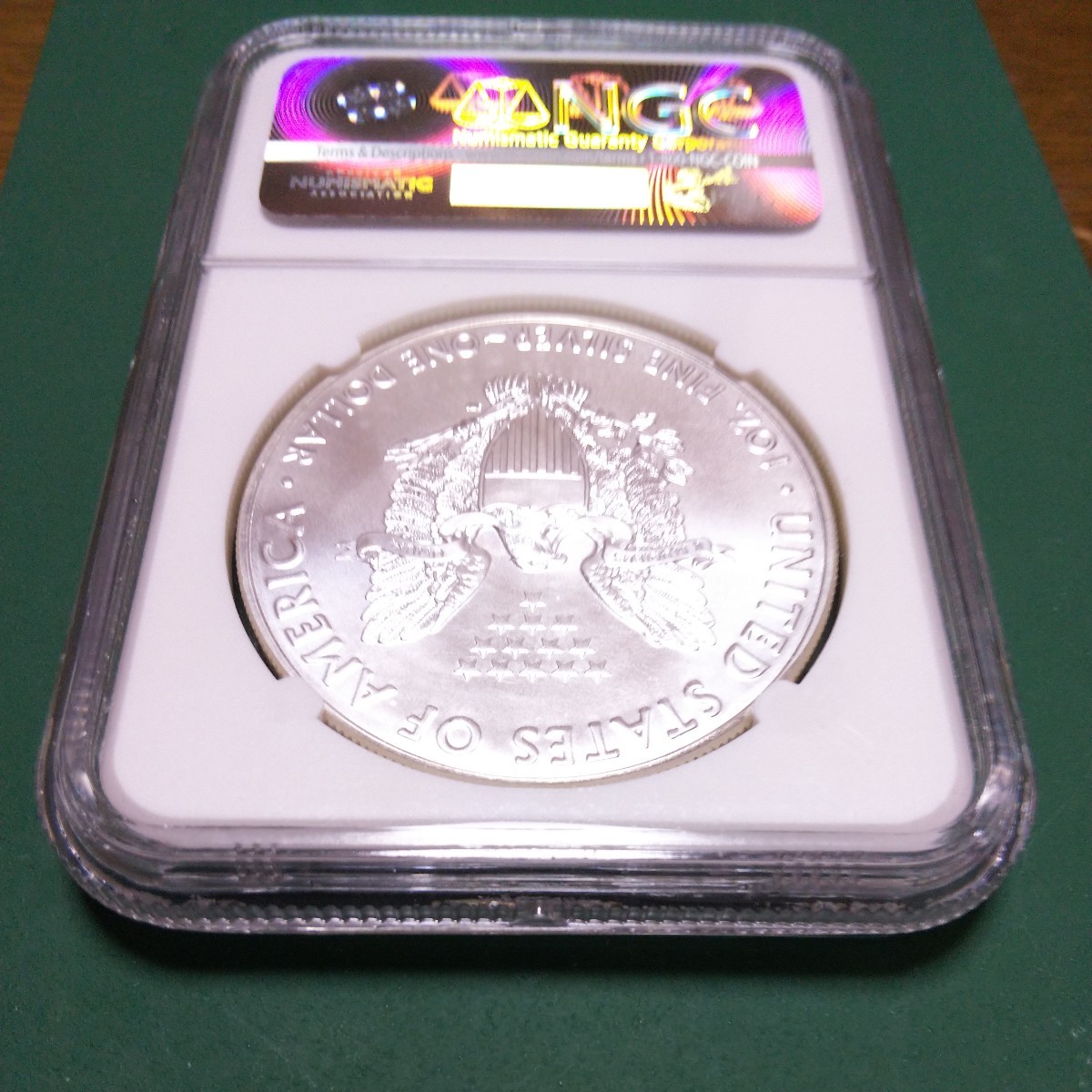 NGC MS70、アーリーリリース2017年アメリカ イーグル1オンス銀貨