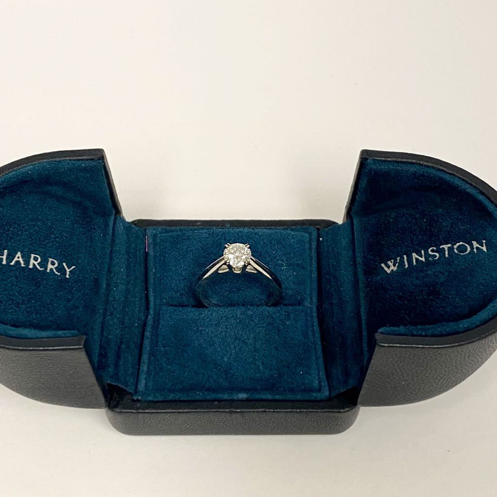 新同品 定価155万品 HARRY WINSTON ハリーウインストン リング Pt950