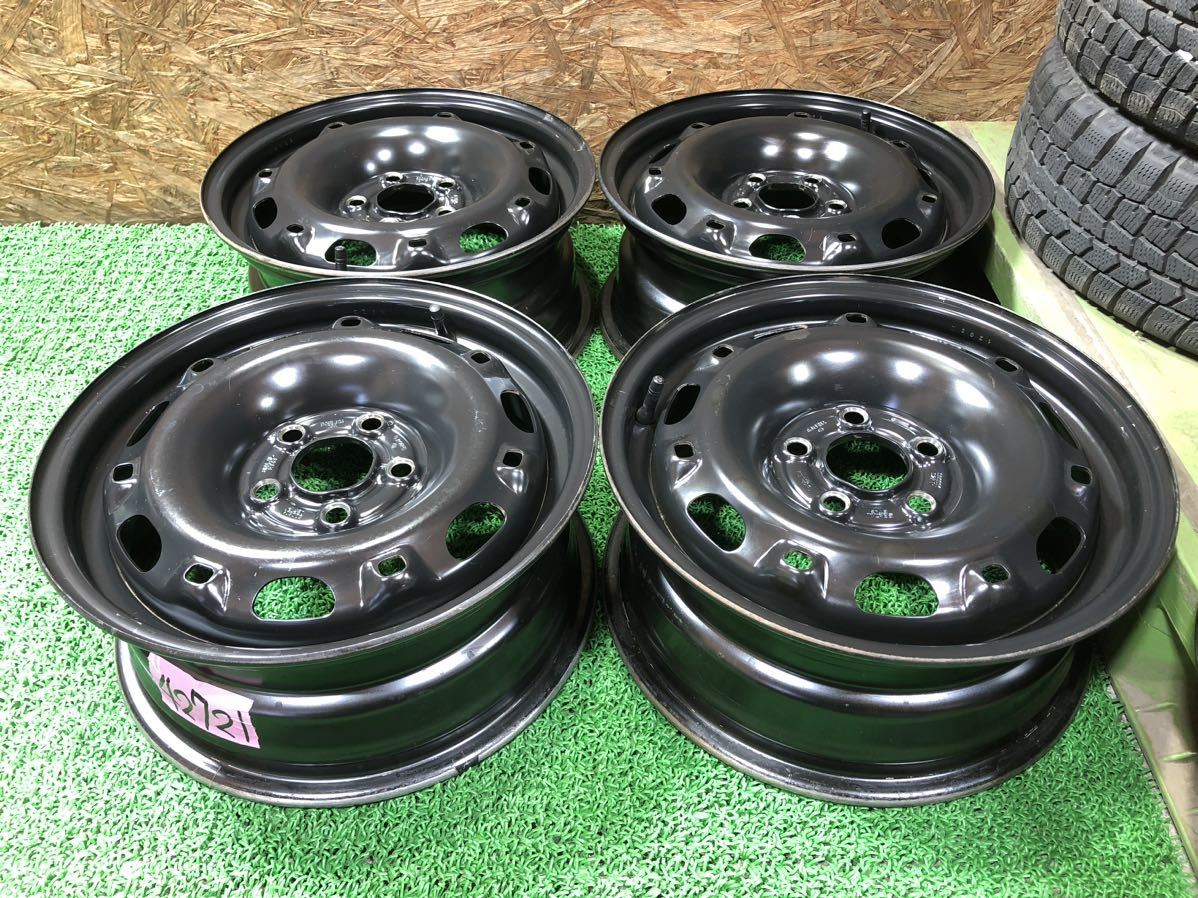 Volkswagen純正 14inch 6j+43 PCD100 5穴 VWワーゲン ゴルフ ポロ_画像2