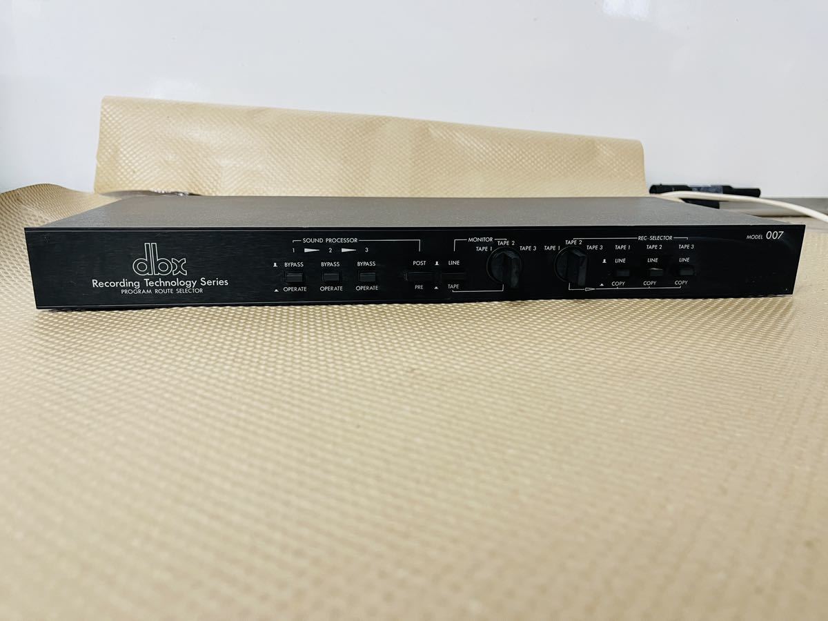dbx MODEL 007 プログラムルートセレクター|Yahoo!フリマ(旧 dbx MODEL 007 プログラムルートセレクター|Yahoo!フリマ(旧