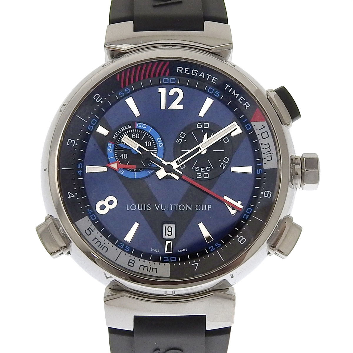 LOUIS VUITTON Tambour Regatta Chronograph Q102D Quartz Stainless