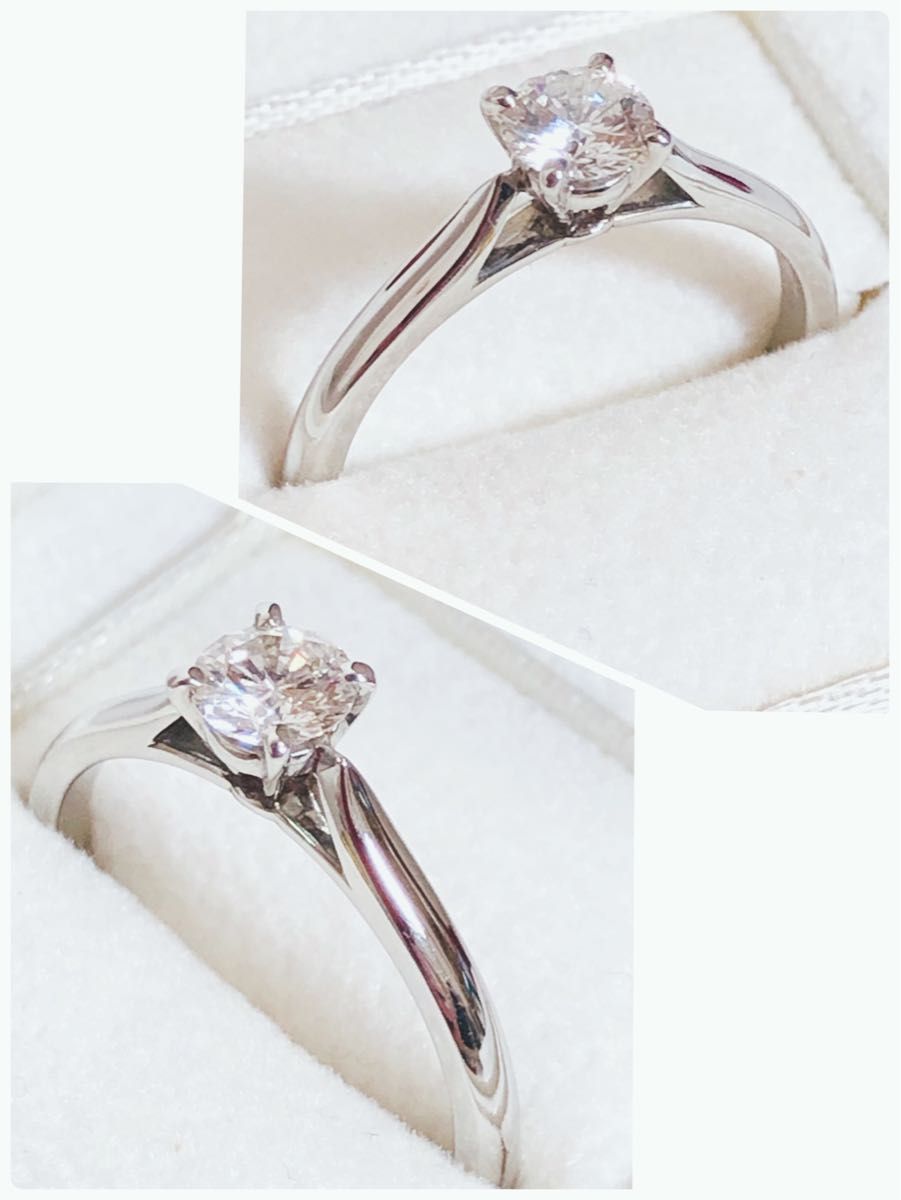 Cartier カルティエ ダイヤリング 0.32carat ソリテールリング 指輪 9