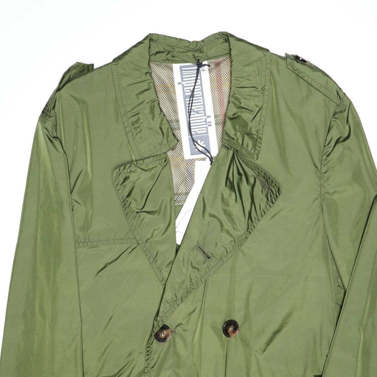 リンペルメアビレ 新品 18SS ナイロン トレンチコート 50-