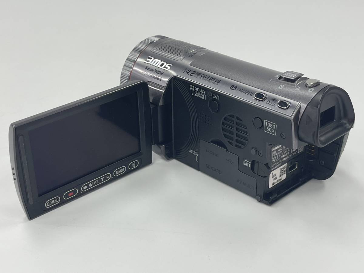 A8436(063)-205/TY5000 ビデオカメラ Panasonic HDC-TM750 FULL HD 3MOS 35mm WIDE POWER O.I.S.の画像6