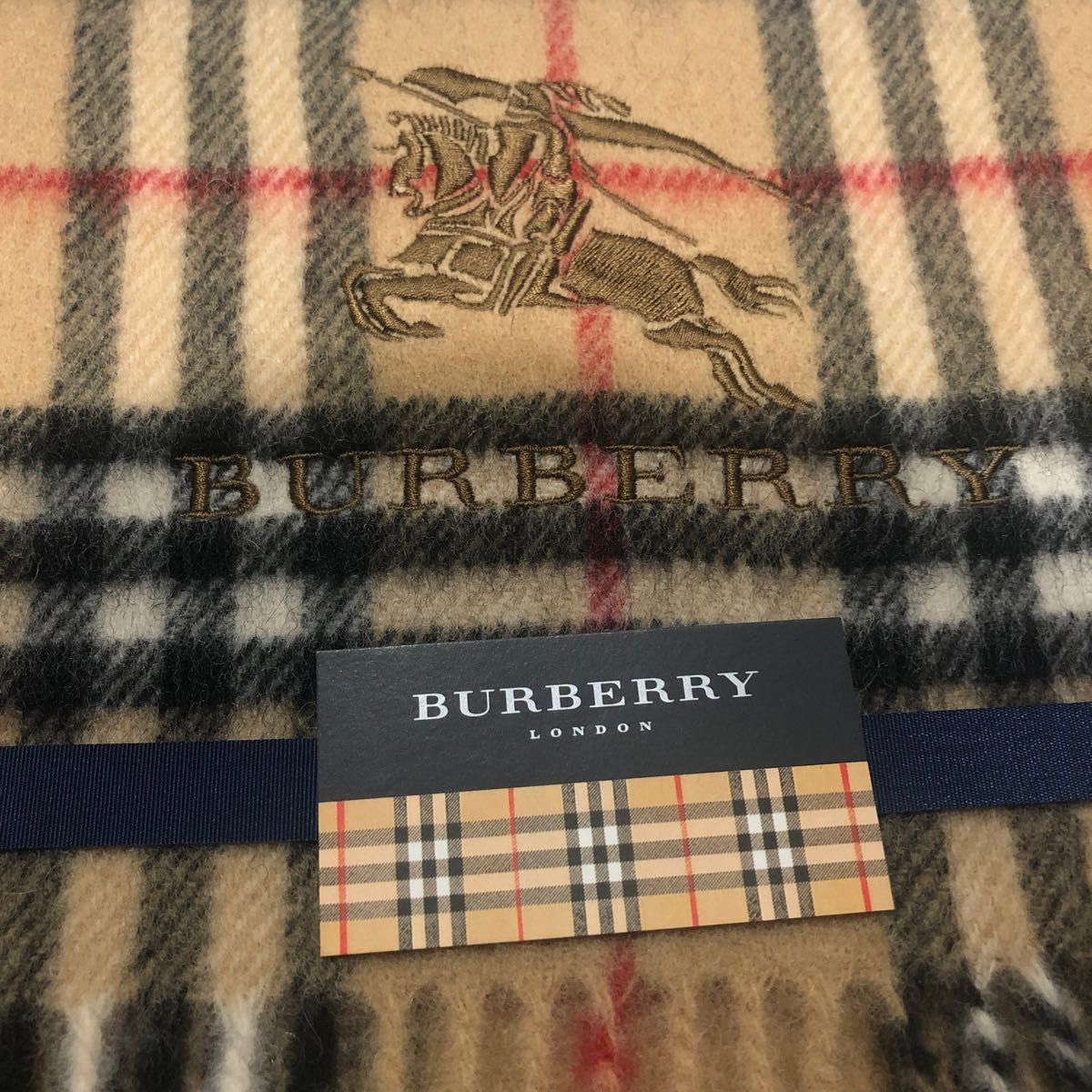 BURBERRY バーバリー ひざ掛け ウール100% ウール Burberrys 