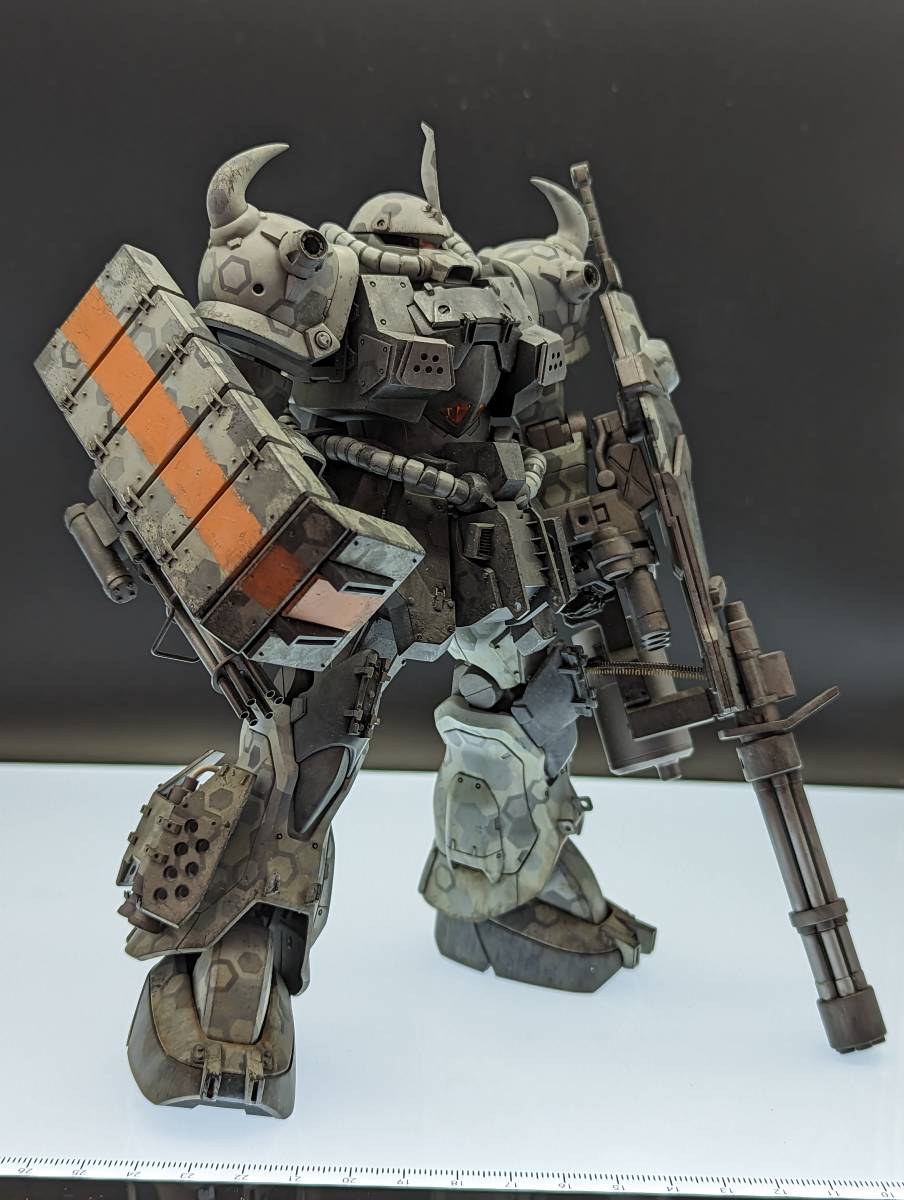 出産祝い Yahoo!オークション - MG 1/100 MS-07B3 グフカスタム改修 塗装 完成品