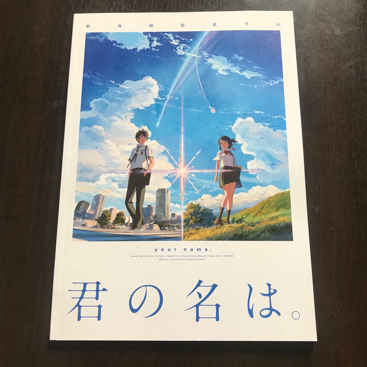 即日発送】映画パンフレット 君の名は KIMINONAWA 監督 新海誠 声 神木