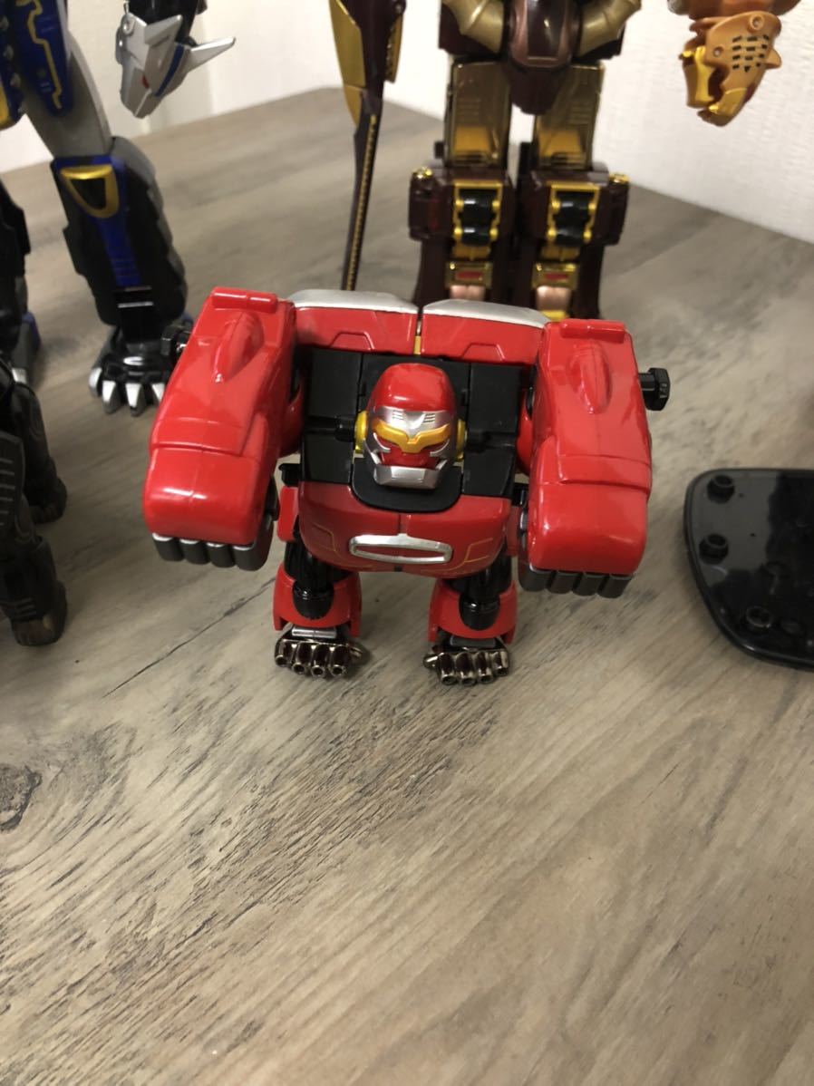 1円〜 百獣戦隊ガオレンジャー 当時物 超合金 ガオキング ブラック