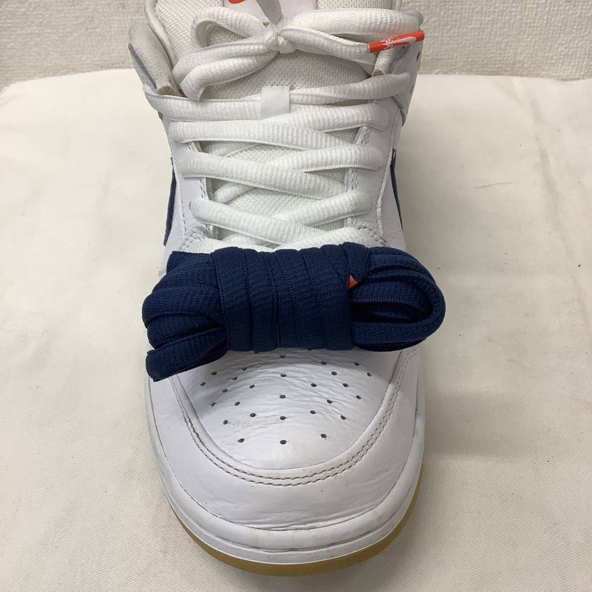 NIKE SB DUNK LOW PRO ISO Orange Label White Navy ナイキ ダンク オレンジレーベル スニーカー 28.0cm / US10 71111_画像9